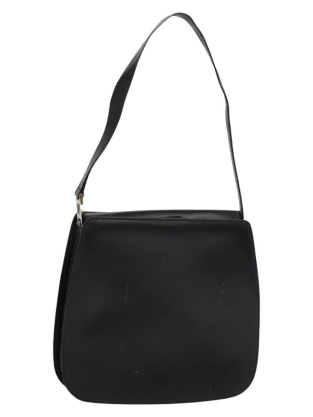 GUCCI Hand Bag Leather Black 001 2046 1719 Auth ep8304